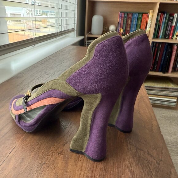 Prada π  Host Pick π  Fairy Collection Color Block Heels size 38 - Picture 3 of 7